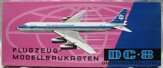 KVZ 1/100 Douglas DC-8-22 KLM Airlines - (DC-8 22) plastic model kit
